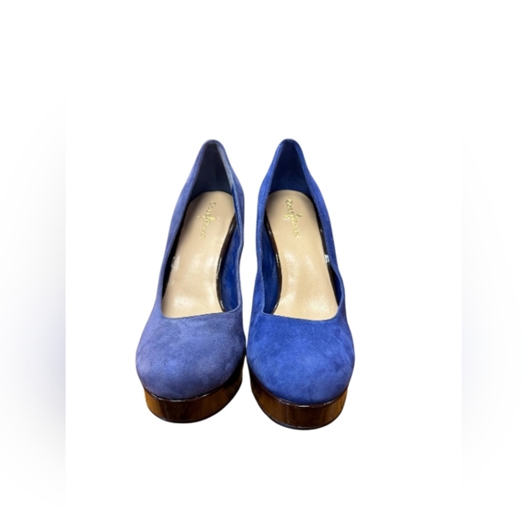 Cole Haan Nike Air NWT Mariela Air Pump Heel Cobalt Blue Size 6B - Picture 4 of 7